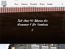 Tablet Screenshot of fribourger-fondue-stuebli.ch